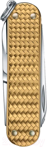 Изображение товара Мультитул Victorinox Classic Precious Alox-Brass Gold 0.6221.408G