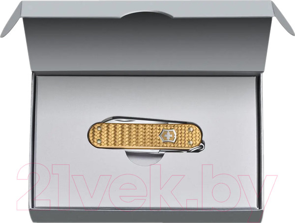 Изображение товара Мультитул Victorinox Classic Precious Alox-Brass Gold 0.6221.408G