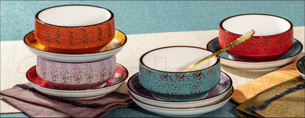 Изображение товара Суповая тарелка Wilmax WL-667238/A (красный)