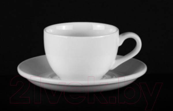 Изображение товара Чашка с блюдцем Chan Wave Classic Шоко фк875