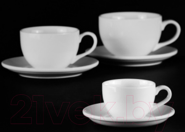 Изображение товара Чашка с блюдцем Chan Wave Classic Шоко фк875