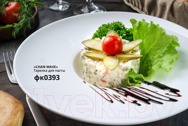 Изображение товара Тарелка столовая глубокая Chan Wave Classic фк0393