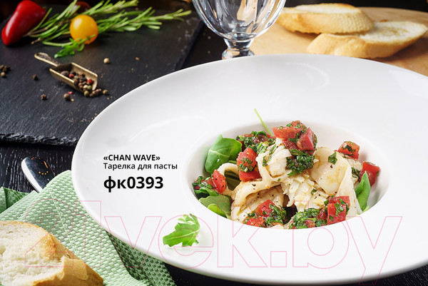 Изображение товара Тарелка столовая глубокая Chan Wave Classic фк0393