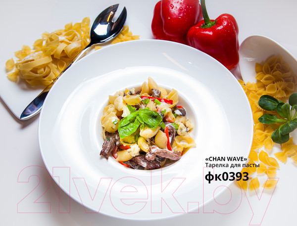Изображение товара Тарелка столовая глубокая Chan Wave Classic фк0393