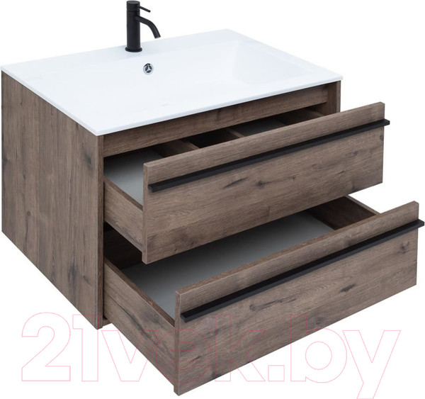 Изображение товара Тумба под умывальник Aquanet Lino 80 / 287543