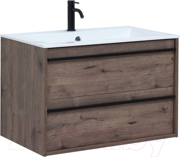 Изображение товара Тумба под умывальник Aquanet Lino 80 / 287543