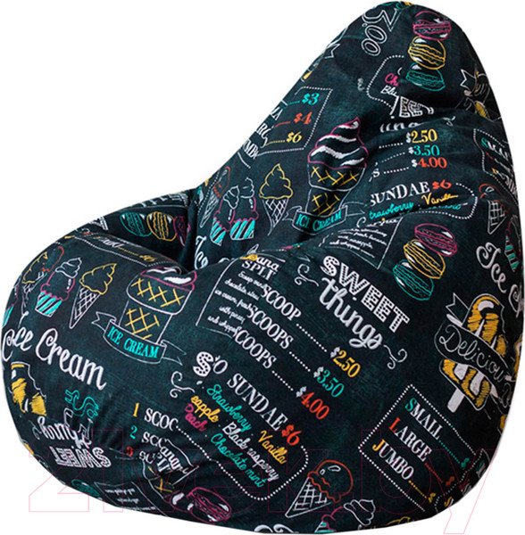 Изображение товара Бескаркасное кресло Flagman Груша Мега XXXL Г3.4-28 (айскрим)