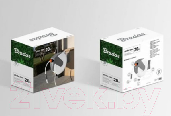 Изображение товара Катушка для шланга Bradas White Line 1/2 с катушкой / WL-W6B20 (20м)
