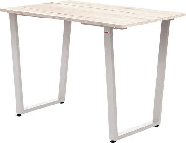 Изображение товара Обеденный стол Millwood Уэльс Л18 100x70 (дуб белый крафт/металл белый)