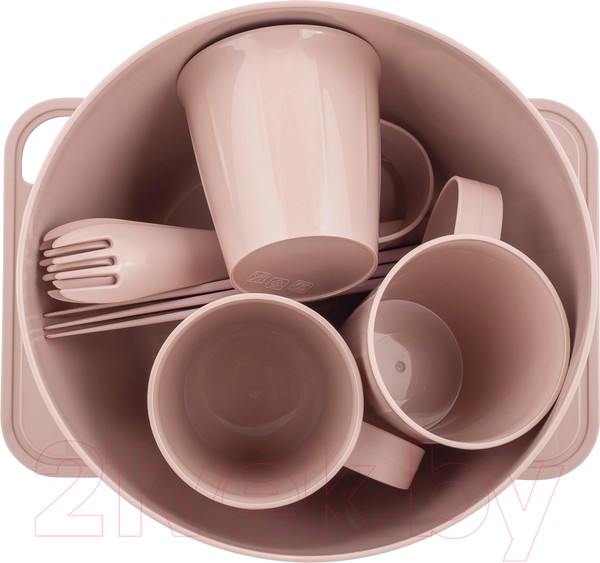 Изображение товара Набор пластиковой посуды Plastic Republic Sugar&Spice / SE1816 12 005 (14пр)