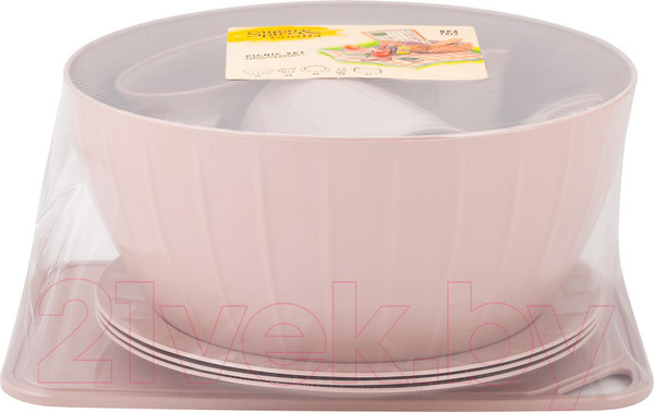 Изображение товара Набор пластиковой посуды Plastic Republic Sugar&Spice / SE1816 12 005 (14пр)