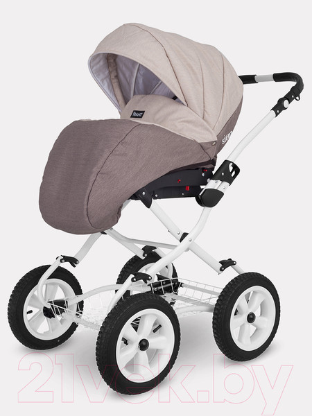 Изображение товара Детская универсальная коляска Rant Siena Classic 2 в 1 (02, коричневый/бежевый)