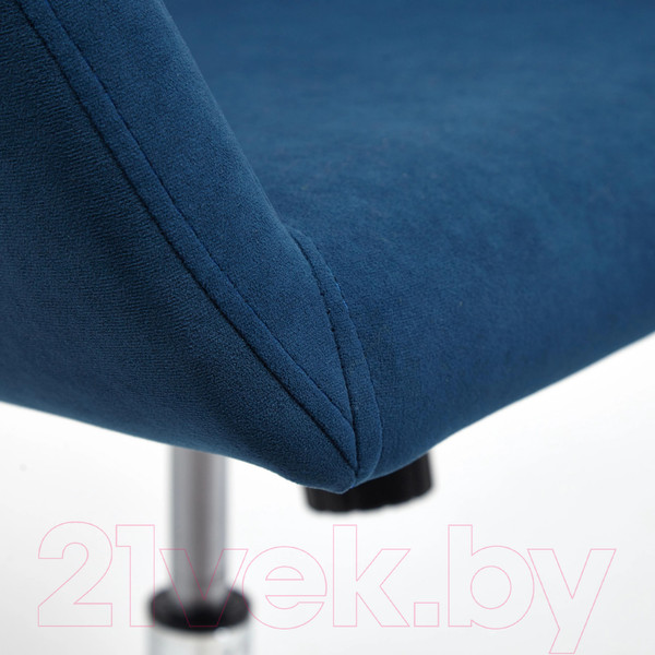 Изображение товара Кресло офисное Tetchair Modena хром/флок (синий 32)