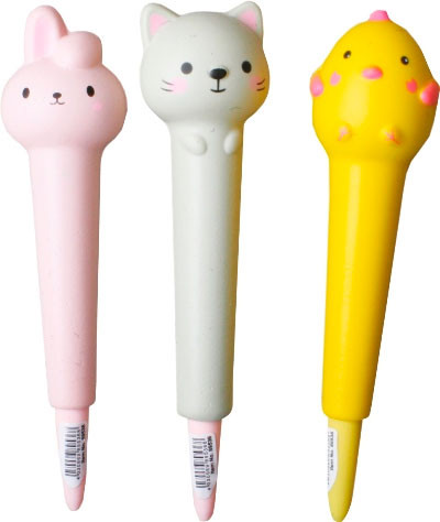 Изображение товара Ручка шариковая Centrum Зверушки 89536 (синий, 0.7, ассорти)