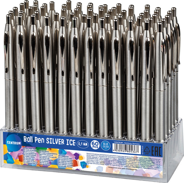 Изображение товара Ручка шариковая Centrum Silver ice / 80536