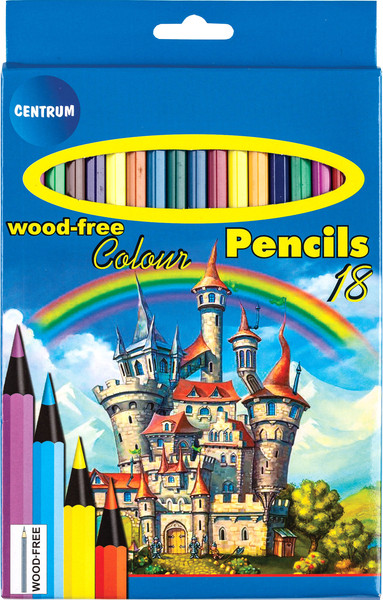 Изображение товара Набор цветных карандашей Centrum 86153 (18шт)