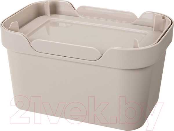 Изображение товара Контейнер для хранения Бытпласт Deluxe / 4332334 (светло-бежевый)
