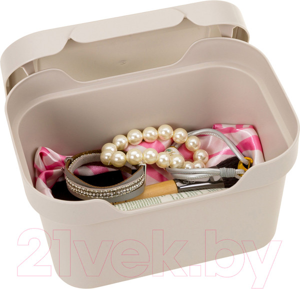 Изображение товара Контейнер для хранения Бытпласт Deluxe / 4332334 (светло-бежевый)