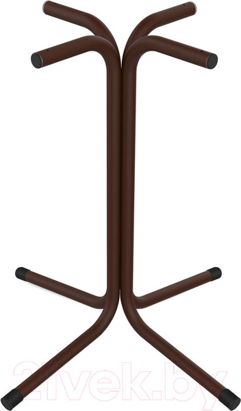 Изображение товара Подстолье Sheffilton SHT-TU7-1 (коричневый муар цинк/черный металл)