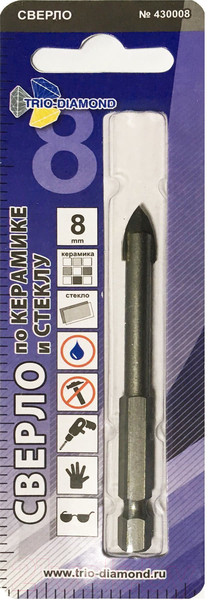 Изображение товара Сверло Trio Diamond 430008