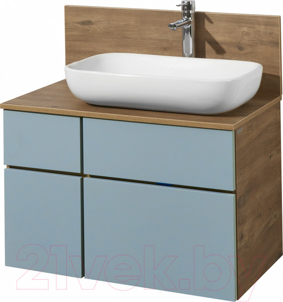 Изображение товара Тумба под умывальник Акватон Мишель 80 (1A256801MIX30 + 1A256603MIDR0)