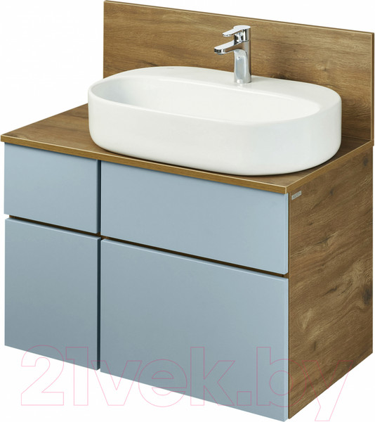 Изображение товара Тумба под умывальник Акватон Мишель 80 (1A256801MIX30 + 1A256603MIDR0)