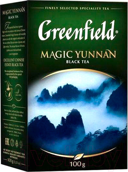 Изображение товара Чай листовой GREENFIELD Magic Yunnan черный (100г)