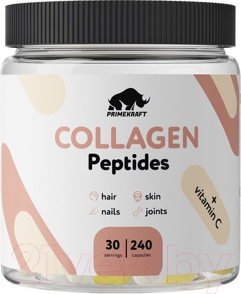 Коллаген Prime Kraft СПДПП Hydrolyzed CAPS (240капсул)