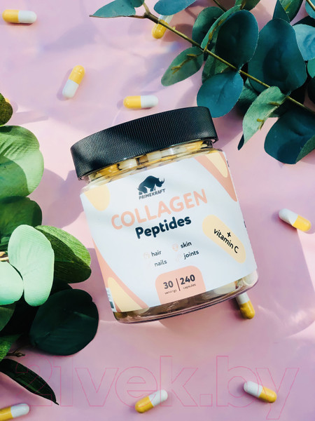 Изображение товара Коллаген Prime Kraft СПДПП Hydrolyzed CAPS (240капсул)