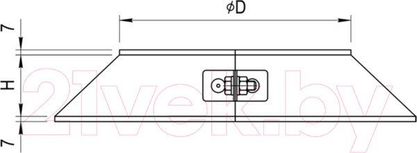 Изображение товара Юбка дымохода Ferrum 430/0.5 Ф200 / f6120