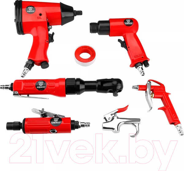 Изображение товара Набор пневмоинструмента Deko DKPT61 Set 61 / 018-1105