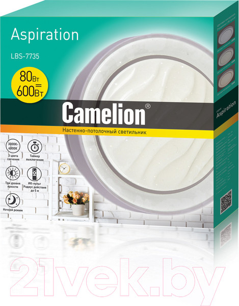 Изображение товара Потолочный светильник Camelion LBS-7735 / 14529