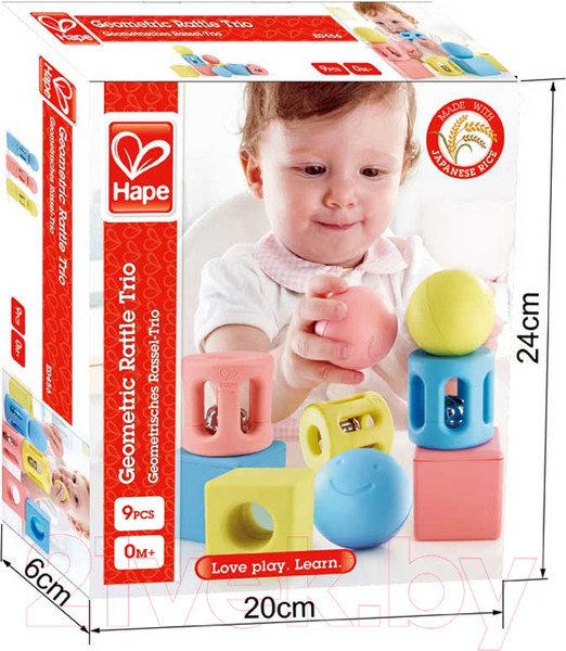 Изображение товара Набор погремушек Hape Улыбка / E0456_HP