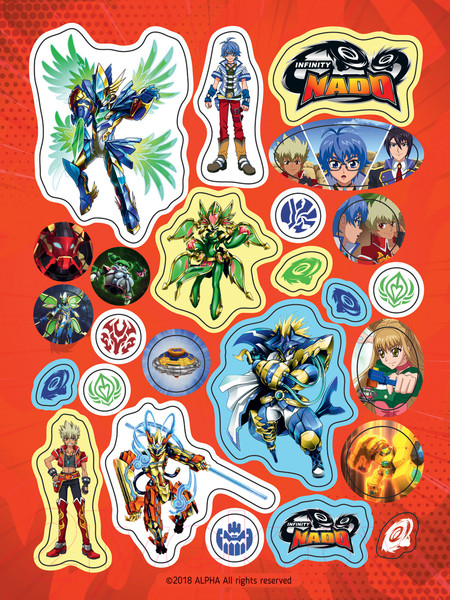 Изображение товара Набор наклеек Росмэн Инфинити Надо. 100 наклеек / 4680274046131