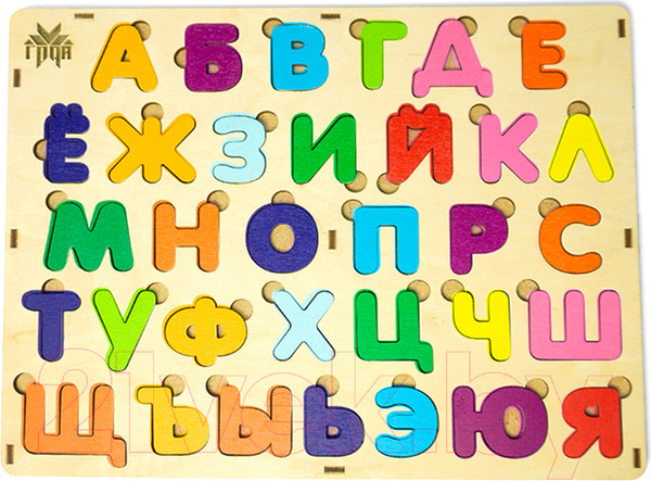 Изображение товара Развивающая игра Грай Азбука цветная / 2002