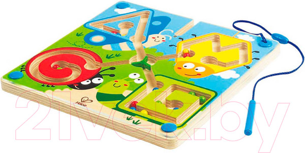 Изображение товара Развивающая игрушка Hape Лабиринт с шариком Жуки / E1709_HP