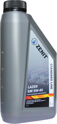 Изображение товара Моторное масло Zenit Lazer SM 5W-40 / 21006211 (1л)