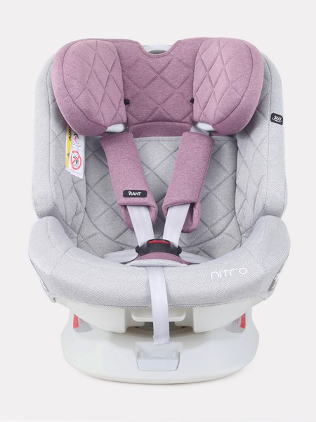 Изображение товара Автокресло Rant Nitro Isofix / UB619 (серый/розовый)