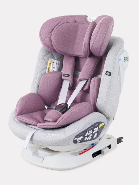 Изображение товара Автокресло Rant Nitro Isofix / UB619 (серый/розовый)