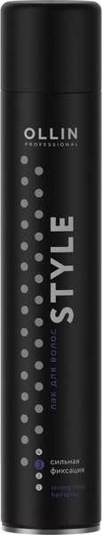 Изображение товара Лак для укладки волос Ollin Professional Style сильной фиксации (500мл)