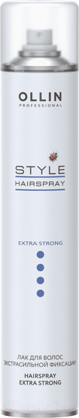 Лак для укладки волос Ollin Professional Style экстрасильной фиксации (450мл)