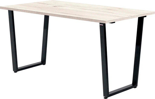 Изображение товара Обеденный стол Millwood Уэльс Л18 130x80 (дуб белый крафт/металл черный)