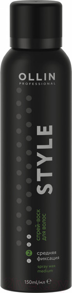 Изображение товара Спрей для укладки волос Ollin Professional Style Воск средней фиксации (150мл)