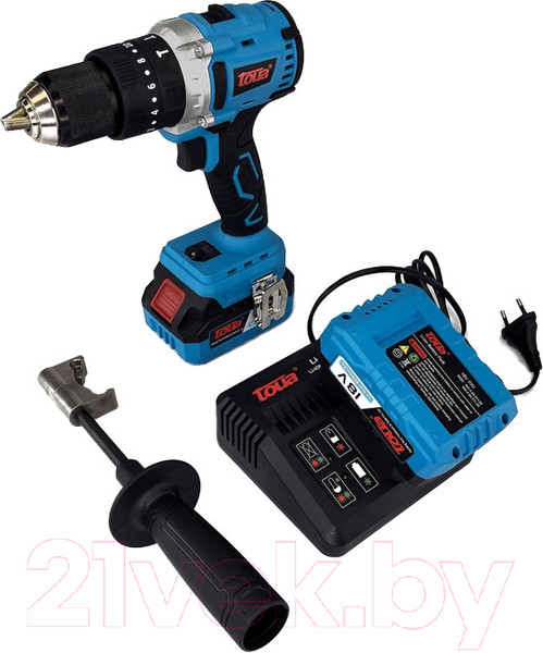 Изображение товара Аккумуляторная дрель-шуруповерт Toua DBLID180-1 (1АКБ+ЗУ)