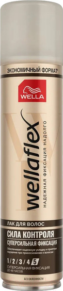 Изображение товара Лак для укладки волос Wellaflex Classic суперсильная фиксация (400мл)