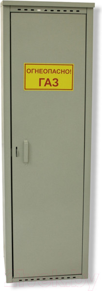 Изображение товара Шкаф для газового баллона Петромаш Slkptr18 (1x50л, серый)