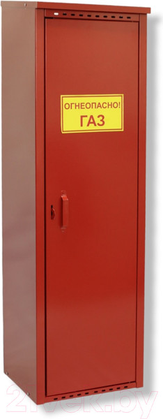 Изображение товара Шкаф для газового баллона Петромаш Slkptr19 (1x50л, красный)