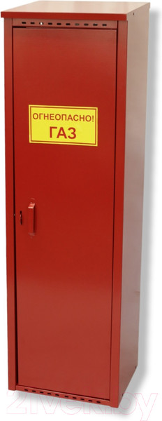 Изображение товара Шкаф для газового баллона Петромаш Slkptr19 (1x50л, красный)
