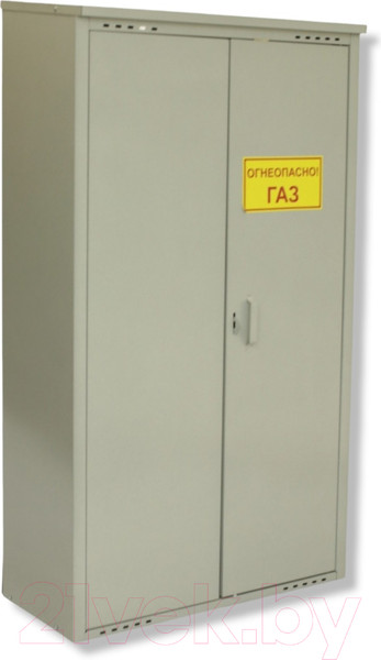 Изображение товара Шкаф для газового баллона Петромаш Slkptr27 (2x50л, серый)