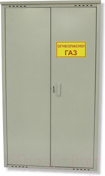 Изображение товара Шкаф для газового баллона Петромаш Slkptr27 (2x50л, серый)